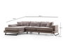 Atelier Del Sofa Sofá Esquinero Frido Left (Chl+3R) Gris Claro 304 cm x 190 cm Comodidad y Estilo Industrial